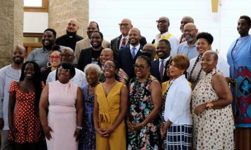 GWW Summit Attendees at Juneteenth Service